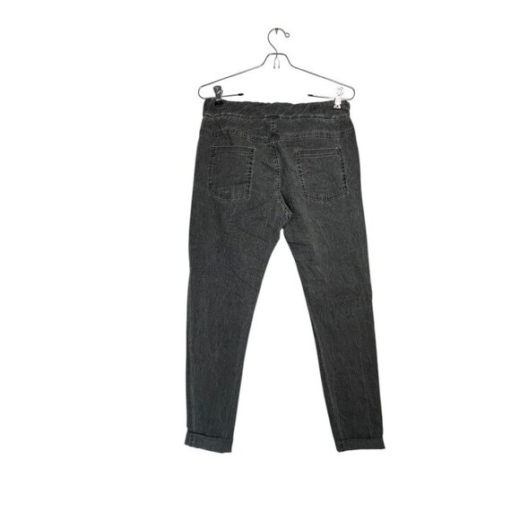 Venti6 Women's Solid Crinkled Jogger in Dark Gray - Sz S - NWT - Picture 2 of 4